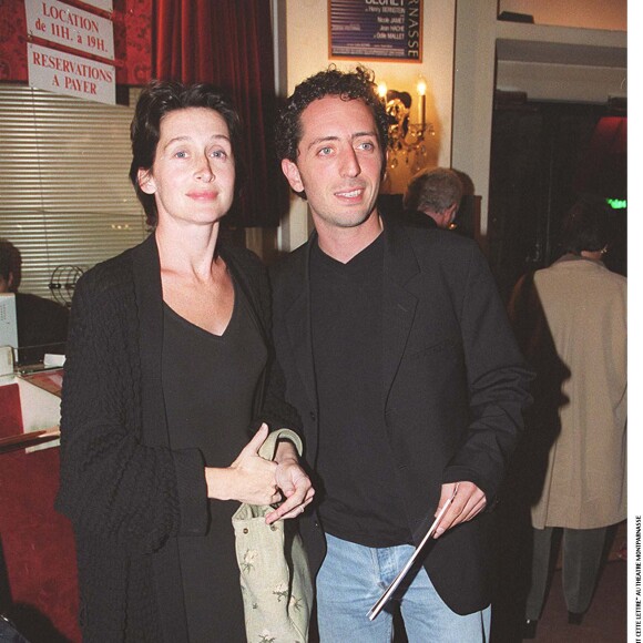 Anne Brochet et Gad Elmaleh à Paris en septembre.