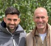 Zinedine Zidane et son fils, Enzo.