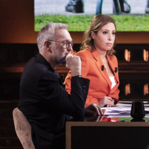 Exclusif - Laurent Ruquier, Léa Salamé - Sur le plateau de l'émission OEED (On Est En Direct) présentée par L.Salamé et L.Ruquier - Paris le 26/03/2022 - © Jack Tribeca / Bestimage