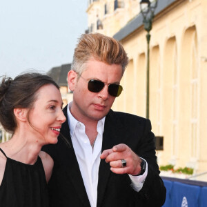 Jeanne Cherhal et Benjamin Biolay - People sur le tapis rouge lors du 36ème festival du film de Cabourg le 17 juin 2022. © Guirec Coadic / Bestimage