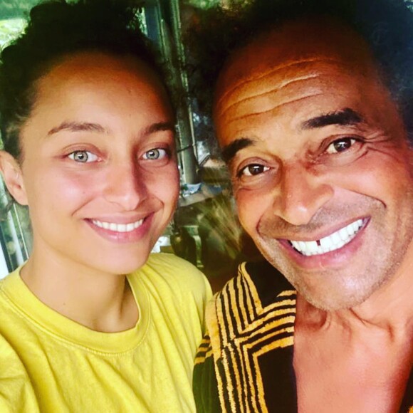 Yannick Noah et sa fille Eleejah