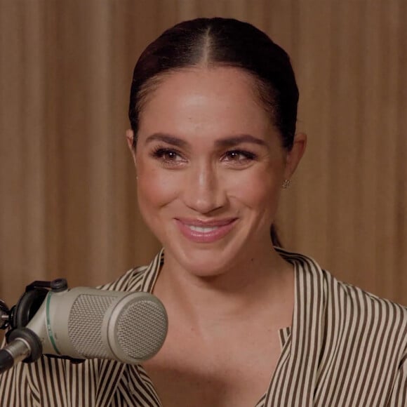 Meghan Markle réalise le premier épisode de son podcast "Archetypes" portant sur S.Williams. Los Angeles. Le 23 août 2022. 