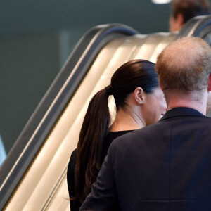 Le prince Harry, duc de Sussex et Meghan Markle, duchesse de Sussex, lors de la célébration du "Nelson Mandela International Day" au siège de l'ONU à New York le 18 juillet 2022. 