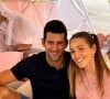 Novak Djokovic en famille pour les 5 ans de Tara.