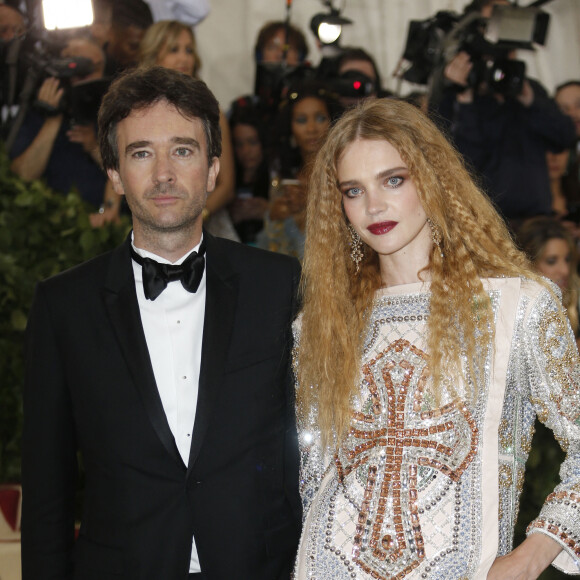 Natalia Vodianova, Antoine Arnault Met Gala (Met Ball, Costume Institute Benefit) 2018 célébrant l'ouverture de l'exposition Heavenly Bodies: Fashion and the Catholic Imagination, au Metropolitan Museum of Art à New York, le 7 mai 2018. © Charles Guerin / Bestimage