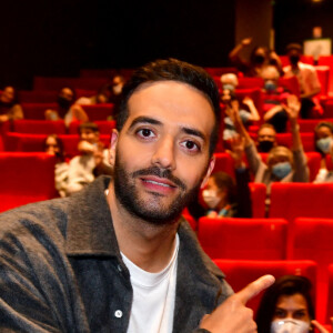 Tarek Boudali, l'acteur, scénariste et réalisateur français, est allé à la rencontre de son public à Nice au Pathé-Gaumont Gare du Sud, le jour de la réouverture des salles de cinéma, © Bruno Bebert / Bestimage
