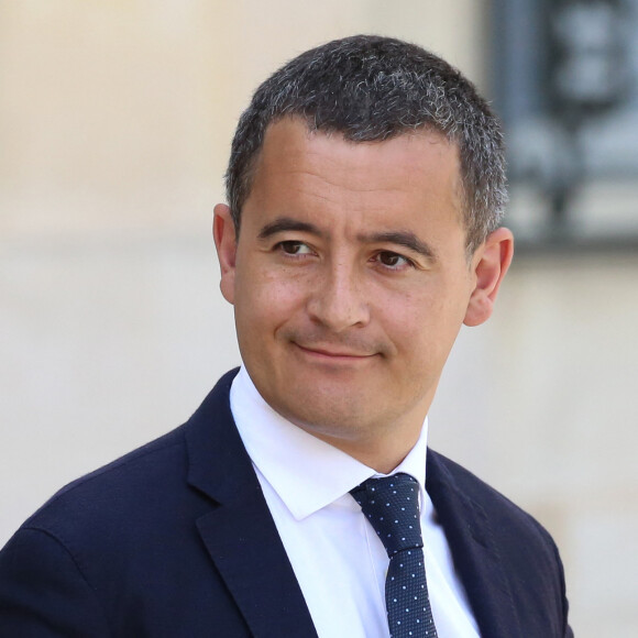 Gérald Darmanin, ministre de l'Action et des Comptes Publics - Sorties du conseil des ministres du mercredi 18 juillet au palais de l'Elysée à Paris. © Stéphane Lemouton / Bestimage