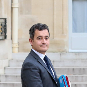 Gérald Darmanin, ministre de l'Action et des Comptes Publics - Sortie du conseil des ministres du 5 décembre 2018, au palais de l'Elysée à Paris. © Stéphane Lemouton / Bestimage