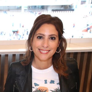 Léa Salamé au déjeuner de la finale Messieurs de France Télévision (jour 15) sur la terrasse de France Télévision lors des Internationaux de France de Tennis de Roland Garros 2022 à Paris, France, le 5 Juin 2022. © Bertrand Rindoff/Bestimage