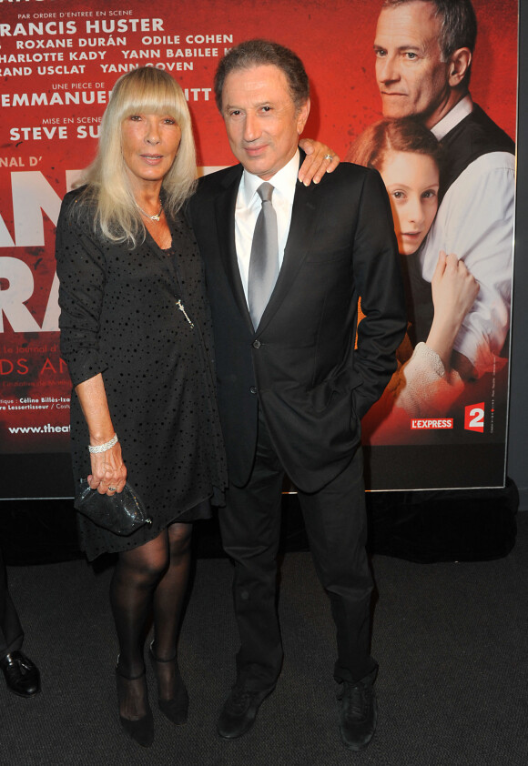 EXCLUSIF - Michel Drucker et sa femme Dany Saval à Paris en 2012