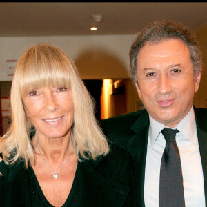 EXCLUSIF -  Michel Drucker et sa femme Dany Saval au palais des congrès pour le concert de Charles Aznavour