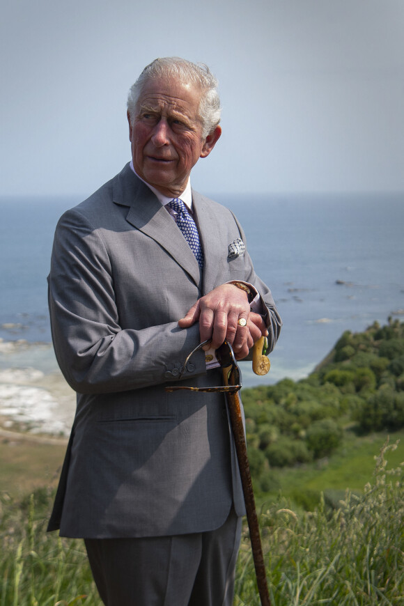 Le prince Charles, prince de Galles - Visite à Takahanga Marae à Kaikoura, le septième jour de la visite royale en Nouvelle-Zélande, le 23 novembre 2019. 