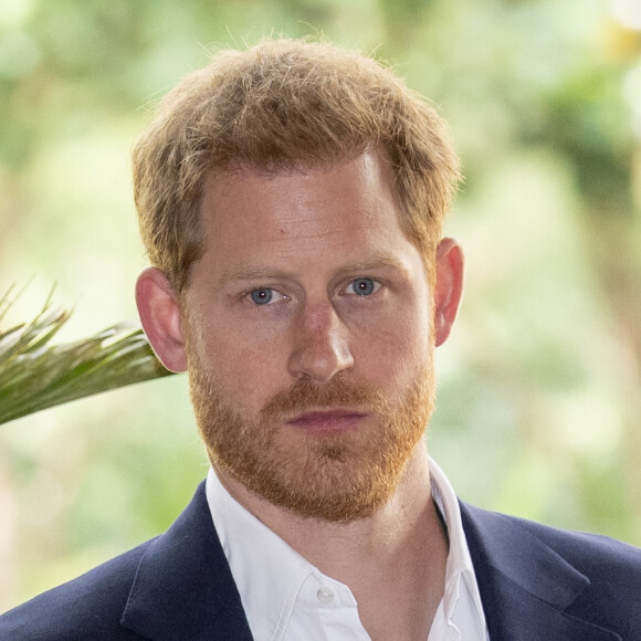 Le prince Harry, duc de Sussex lors d'une réception à Johannesburg