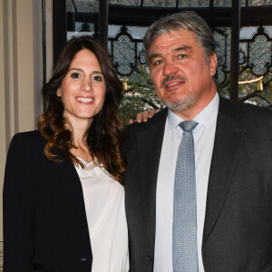 David Douillet et sa femme Vanessa Carrara lors du dîner de gala caritatif pour l'association Autistes Sans Frontières à l'hôtel Marcel Dassault à Paris, France, le 18 avril 2019. © Coadic Guirec/Bestimage 