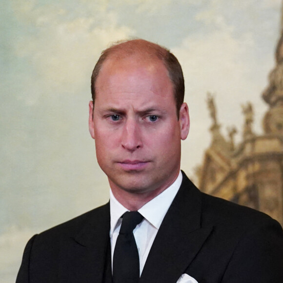 Le prince William, prince de Galles, la reine consort Camilla Parker Bowles, Penny Mordaunt - Personnalités lors de la cérémonie du Conseil d'Accession au palais Saint-James à Londres, pour la proclamation du roi Charles III d'Angleterre.