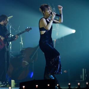 Zaz (Isabelle Geffroy) en concert au "Teatro Real" à Madrid, le 24 juillet 2022. © Atilano Garcia/SOPA Images via Zuma Press/Bestimage