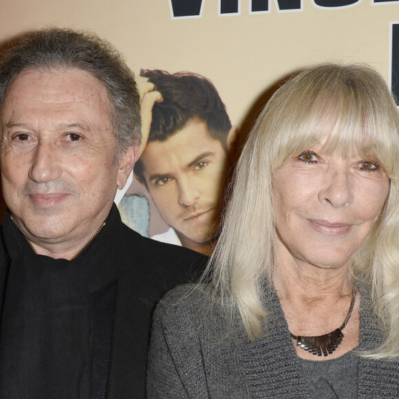 Michel Drucker et son épouse Dany Saval - People au concert de Vincent Niclo au Théâtre du Chatelet à Paris le 24 mai 2014. 
