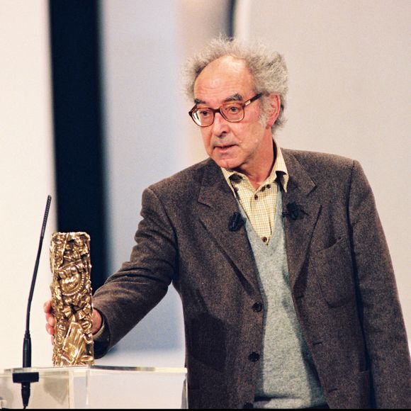 Jean-Luc Godard recevant un César d'honneur en 1998