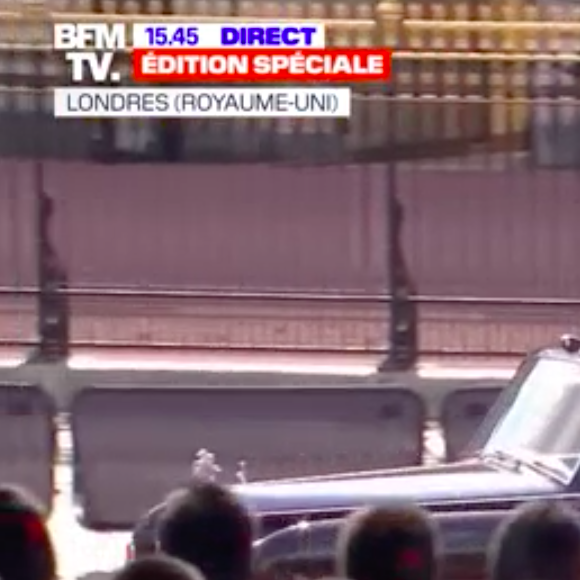 Capture de Kate Middleton lors de la procession du cercueil d'Elizabeth II vers le palais de Westminster le mercredi 14 septembre 2022