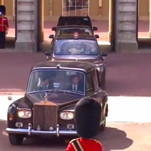 Capture de Kate Middleton lors de la procession du cercueil d'Elizabeth II vers le palais de Westminster le mercredi 14 septembre 2022