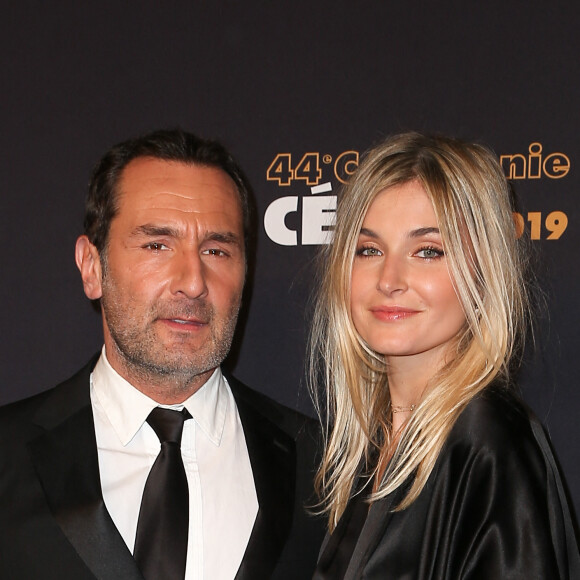 Gilles Lellouche et sa compagne Alizée Guinochet - Photocall de la 44ème cérémonie des César à la salle Pleyel à Paris. Le 22 février 2019 © Borde-Jacovides / Bestimage