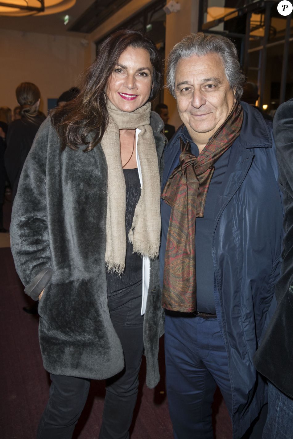 Exclusif Christian Clavier et sa femme Isabelle de Araujo People au spectacle Peau d'âne Exclusif Christian Clavier et sa femme Isabelle de Araujo People au spectacle Peau d'âne
