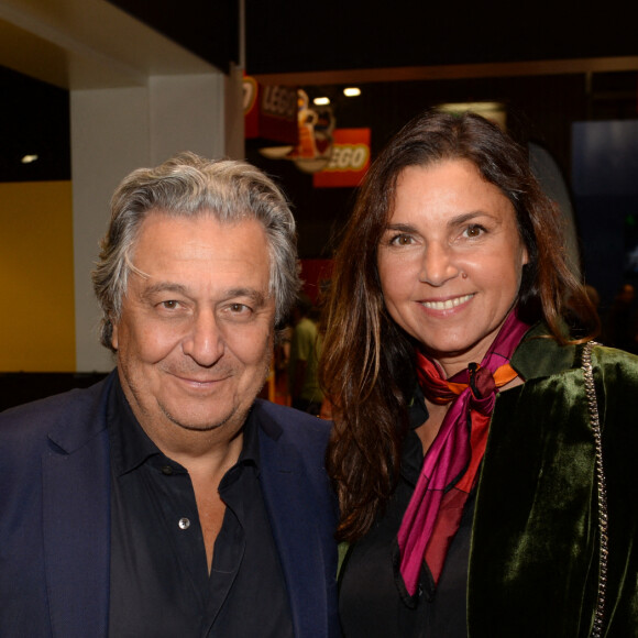 Exclusif - Christian Clavier et sa femme Isabelle de Araujo - Soirée Renault à l'occasion de l'ouverture de la 120ème édition du Mondial de l'Automobile 2018 au Paris Expo Porte de Versailles à Paris le 2 octobre 2018. © Rachid Bellak/Bestimage 