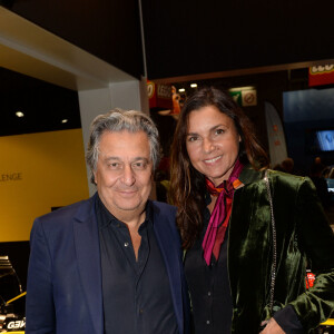 Exclusif - Christian Clavier et sa femme Isabelle de Araujo - Soirée Renault à l'occasion de l'ouverture de la 120ème édition du Mondial de l'Automobile 2018 au Paris Expo Porte de Versailles à Paris le 2 octobre 2018. © Rachid Bellak/Bestimage 