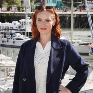 Audrey Fleurot lors du photocall du téléfilm "Esprit d'hiver" lors de la 24ème édition du Festival de la Fiction TV de La Rochelle, France, le 15 septembre 2022. © Patrick Bernard/Bestimage 