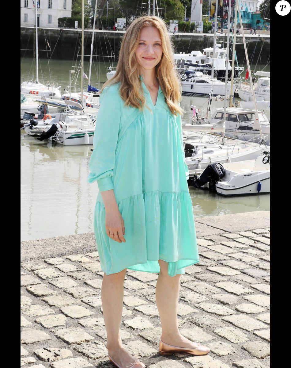 Odile Vuillemin - Photocall de la série "Prométhée" lors de la 24ème édition du Festival de la Fiction TV de La Rochelle le 15 septembre 2022. © Patrick Bernard/ Bestimage