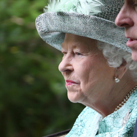 Le prince Andrew, duc d'York - La reine Elisabeth II d'Angleterre lors du 5ème jour du Royal Ascot 2018 a Ascot le 23 juin 2018 