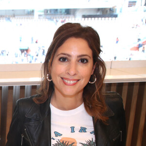 Léa Salamé au déjeuner de la finale Messieurs de France Télévision (jour 15) sur la terrasse de France Télévision lors des Internationaux de France de Tennis de Roland Garros 2022 à Paris, France, le 5 Juin 2022. © Bertrand Rindoff/Bestimage