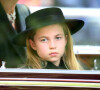 La princesse Charlotte de Galles - Sorties du service funéraire à l'Abbaye de Westminster pour les funérailles d'Etat de la reine Elizabeth II d'Angleterre, à Londres, Royaume Uni