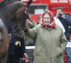 La reine Elizabeth II d'Angleterre assiste au "Royal Windsor Horse show", 14 mai 2010.
