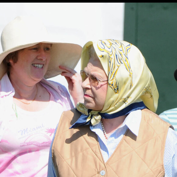 La reine Elizabeth II au "Royal Windsor Horse Show".