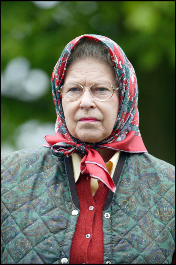 La reine Elizabeth II au "Royal Windsor Horse Show".