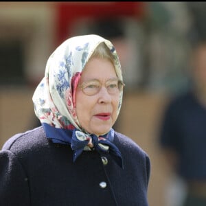 La reine Elizabeth II au "Royal Windsor Horse Show" en 2005.