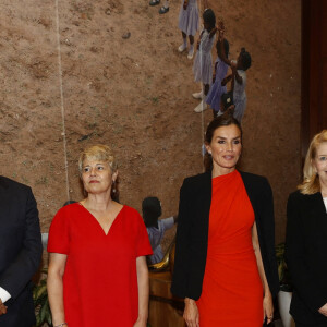 La reine Letizia d'Espagne participe à la réunion "Who" à l'Unicef en marge de la 77ème assemblée générales des Nations Unies à New York le 20 septembre 2022. 