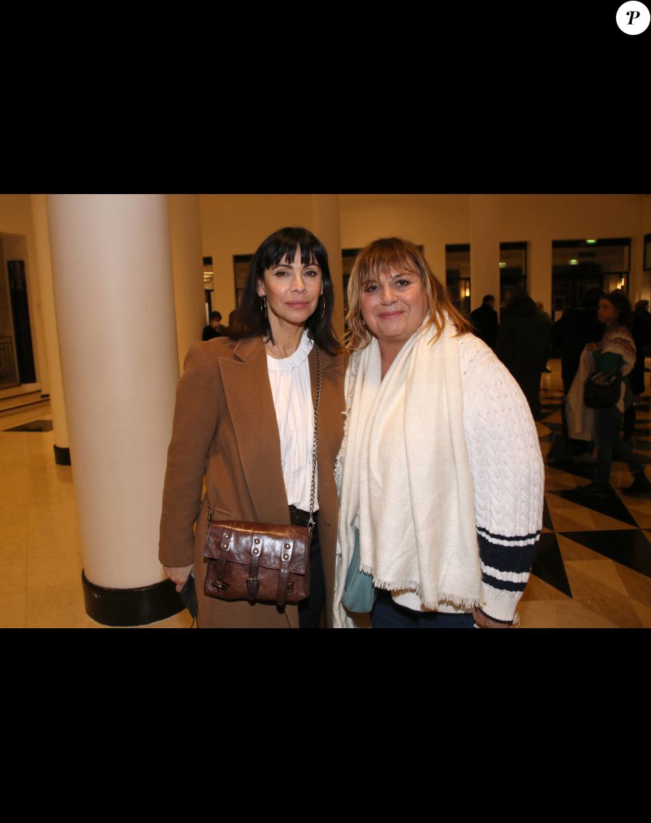 Exclusif - Mathilde May et Michèle Bernier - Représentation du ballet de danse "Mosaïques" de J.Lestel à la Salle Pleyel à Paris. Le 16 février 2022. © Bertrand Rindoff Petroff / Bestimage