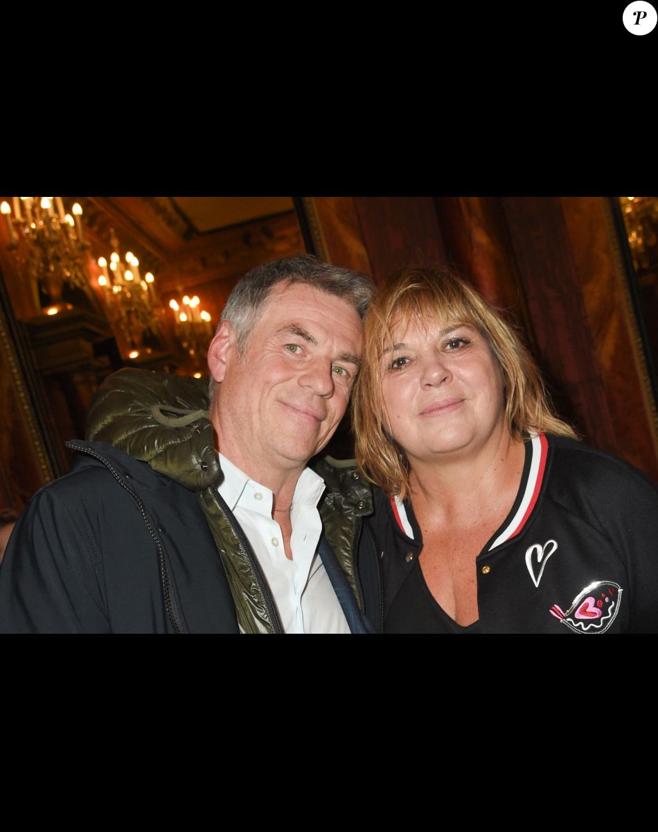 Bruno Gaccio et Michèle Bernier - Générale du woman show "Vive Demain !" de Michèle Bernier au théâtre des Variétés à Paris. © Coadic Guirec/Bestimage