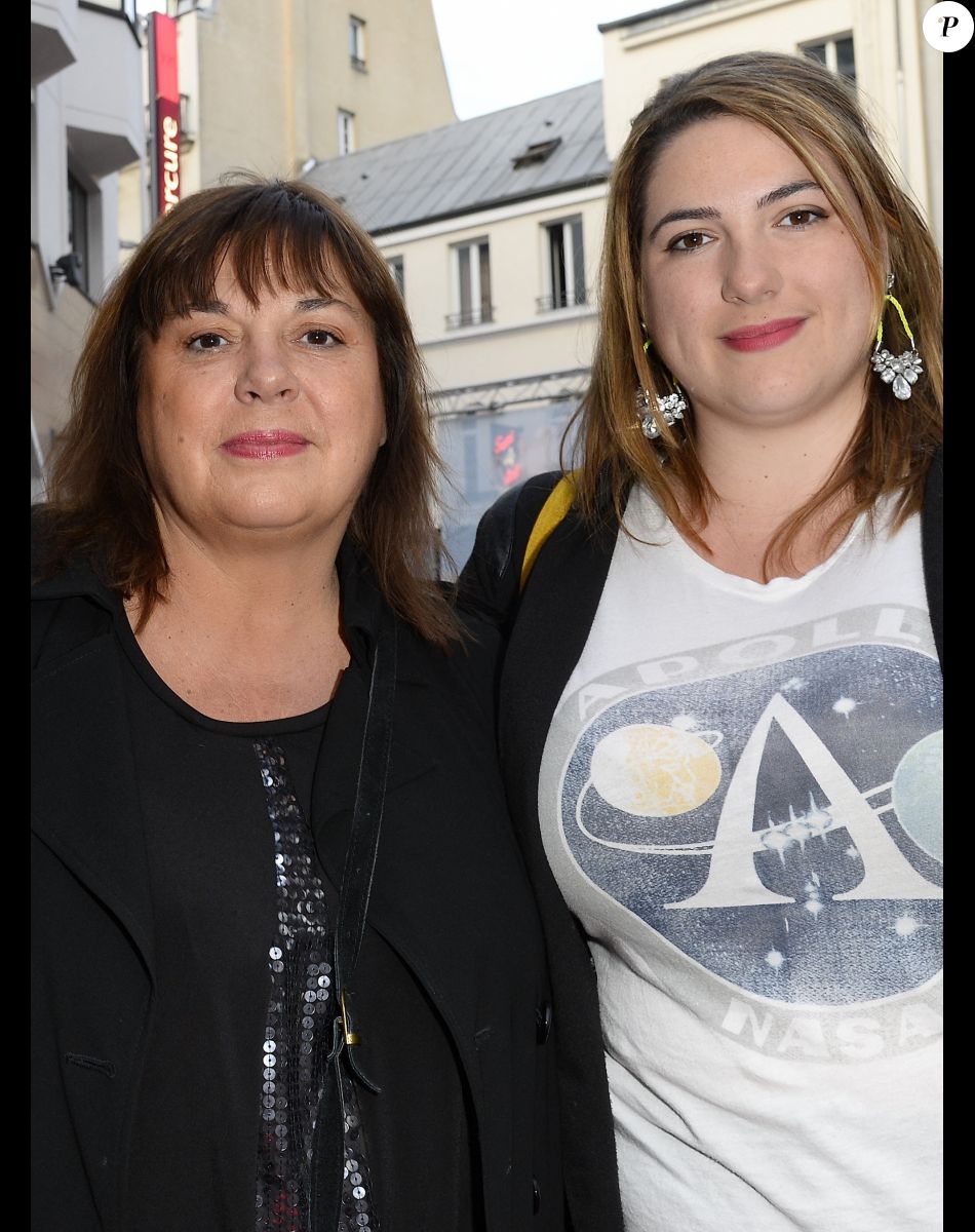 Michèle Bernier et sa fille Charlotte Gaccio - Dernière du spectacle "Les Franglaises" au théâtre Bobino à Paris, le 27 mai 2015.