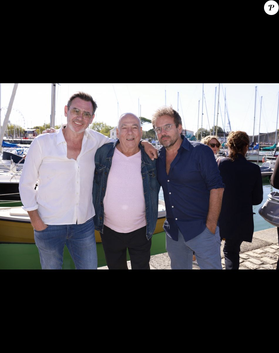 Jérôme Bertin, Michel Cordes, Stéphane Hénon PLUS BELLE LA VIE Le festival de fiction TV de La Rochelle samedi 17 septembre 2022. © Christophe Aubert via Bestimage