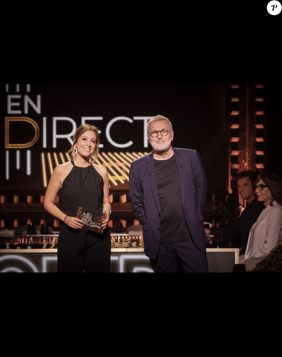 Exclusif - Léa Salamé, Laurent Ruquier lors de la dernière émission de L.Ruquier pour "On Est En Direct (OEED)", présentée par L.Ruquier et L.Salamé, et diffusée en direct sur France 2, à Paris, France, le 4 juin 2022. © Jack Tribeca/Bestimage