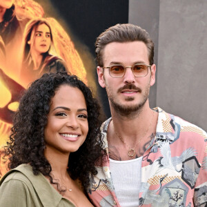 Christina Milian et M Pokora (Matt Pokora) à la première du film "Jurassic World Dominion" à Los Angeles, le 6 juin 2022. 