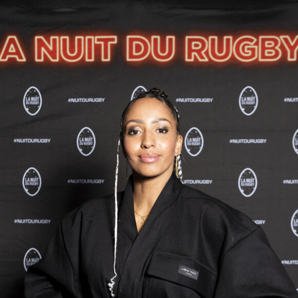 Estelle Mossely - Soirée de la 18ème édition de la Nuit du Rugby à l'Olympia, Paris le 26 septembre 2022. © Pierre Perusseau/Bestimage