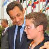 Nicolas Sarkozy et son fils Louis