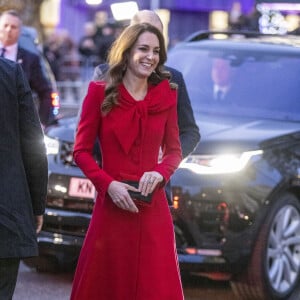 Catherine (Kate) Middleton, duchesse de Cambridge, au service de chant communautaire Together At Christmas à l'abbaye de Westminster, à Londrtes, Royaume Uni.