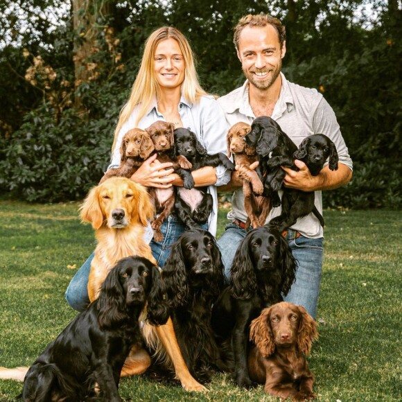 James Middleton et Alizée Thevenet sur Instagram, juillet 2020.