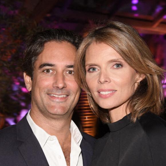 Exclusif - Sylvie Tellier et son mari Laurent Schenten - Soirée de gala au profit de l'association "Europa Donna France", organisée par Hotel Peninsula. Paris, le 29 septembre 2022. © Christophe Clovis-Rachid Bellak / Bestimage