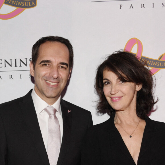 Exclusif - Vincent Pimont, Zabou Breitman - Soirée de gala au profit de l'association "Europa Donna France", organisée par Hotel Peninsula. Paris, le 29 septembre 2022. © Christophe Clovis-Rachid Bellak / Bestimage